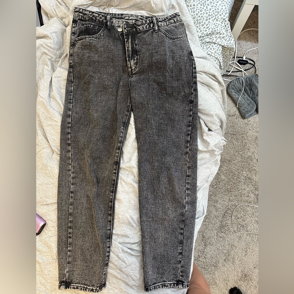 SHEIN Charcoal High Rise Women Jeans